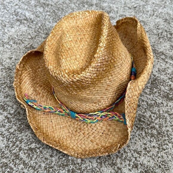 Catalina Cowboy Straw Hat 58cm - Picture 1 of 4